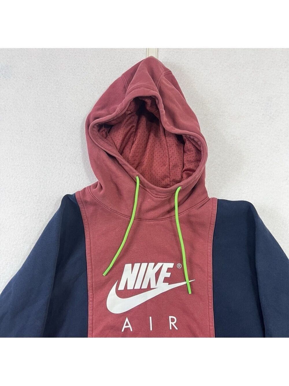 Nike Air Hoodie Mens Medium Pullover Get Over Your Fear of Heights Logo - Picture 5 of 12